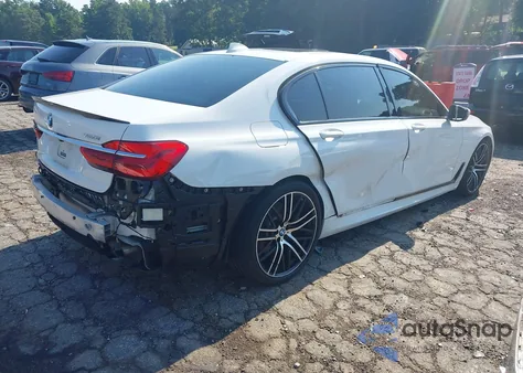 2016 BMW 750I I z USA, uszkodzony, nr VIN WBA7F0C52GGL99450